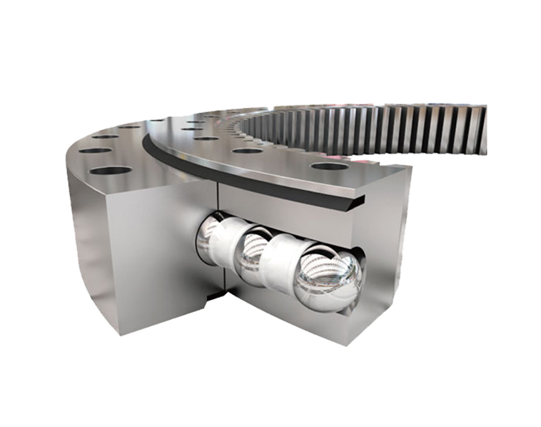 单排四点接触球式回转支承-内齿式（01系列）